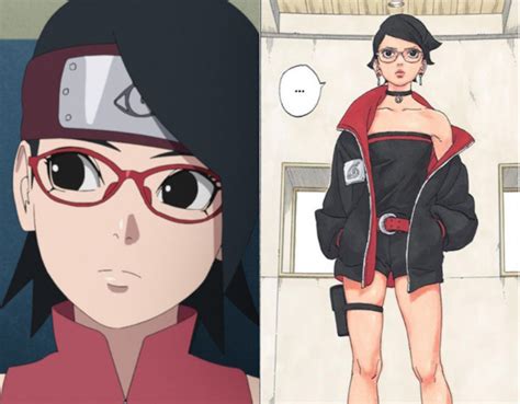 timeskip sarada|Boruto Two Blue Vortex: All Character Design Changes After .